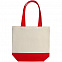 Холщовая сумка Shopaholic, красная с логотипом в Нефтекамске заказать по выгодной цене в кибермаркете AvroraStore