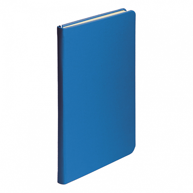 Бизнес-блокнот SIMPLY FLEX, А5,  голубой, кремовый блок, в линейку с логотипом в Нефтекамске заказать по выгодной цене в кибермаркете AvroraStore