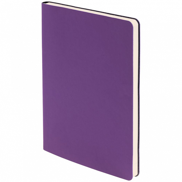 Ежедневник Flex Shall, недатированный, фиолетовый с логотипом в Нефтекамске заказать по выгодной цене в кибермаркете AvroraStore