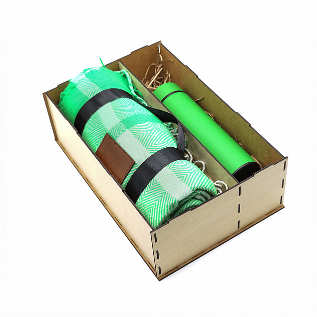Подарочный набор Айзек, зеленый с логотипом в Нефтекамске заказать по выгодной цене в кибермаркете AvroraStore
