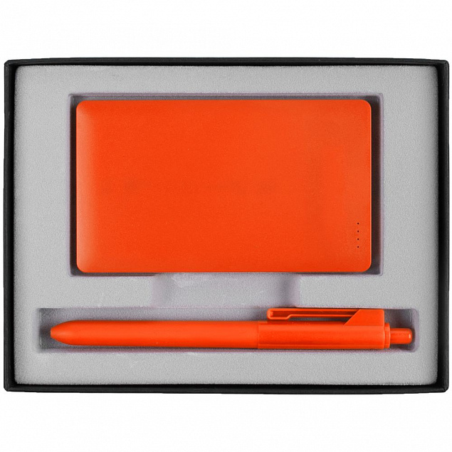 Набор Option, оранжевый с логотипом в Нефтекамске заказать по выгодной цене в кибермаркете AvroraStore