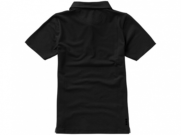 Рубашка поло Markham женская, антрацит/черный с логотипом в Нефтекамске заказать по выгодной цене в кибермаркете AvroraStore