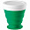 Складной стакан Astrada, зеленое яблоко с логотипом в Нефтекамске заказать по выгодной цене в кибермаркете AvroraStore