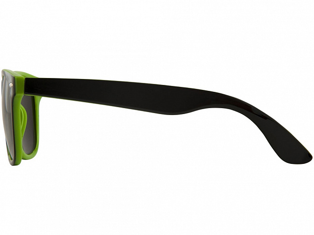 Солнцезащитные очки Sun Ray, лайм/черный (Р) с логотипом в Нефтекамске заказать по выгодной цене в кибермаркете AvroraStore