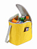 Сумка-холодильник GLACIAL, желтая с логотипом в Нефтекамске заказать по выгодной цене в кибермаркете AvroraStore