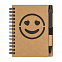 Блокнот с ручкой Smile, черный с логотипом в Нефтекамске заказать по выгодной цене в кибермаркете AvroraStore