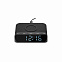 Настольные часы с беспроводной зарядкой 15W Rigel, черные с логотипом в Нефтекамске заказать по выгодной цене в кибермаркете AvroraStore