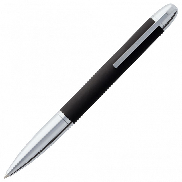 Ручка шариковая Arc Soft Touch, черная с логотипом в Нефтекамске заказать по выгодной цене в кибермаркете AvroraStore