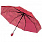 Складной зонт Gems, красный с логотипом в Нефтекамске заказать по выгодной цене в кибермаркете AvroraStore