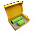 Набор Hot Box C (софт-тач) G, желтый с логотипом в Нефтекамске заказать по выгодной цене в кибермаркете AvroraStore