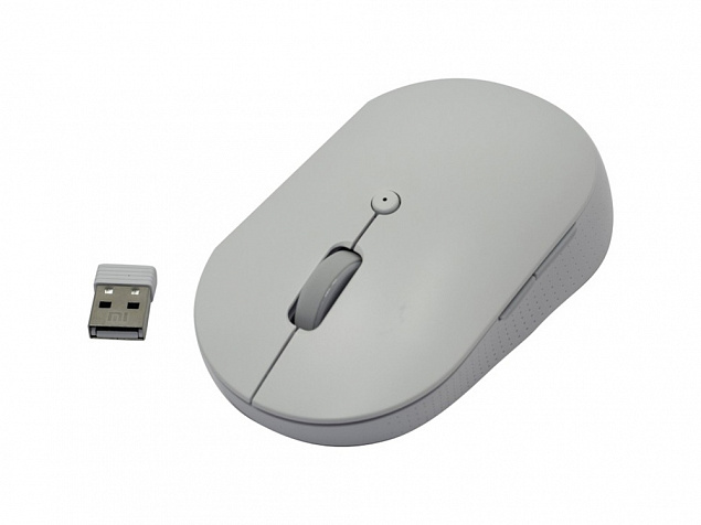 Мышь беспроводная «Mi Dual Mode Wireless Mouse Silent Edition» с логотипом в Нефтекамске заказать по выгодной цене в кибермаркете AvroraStore