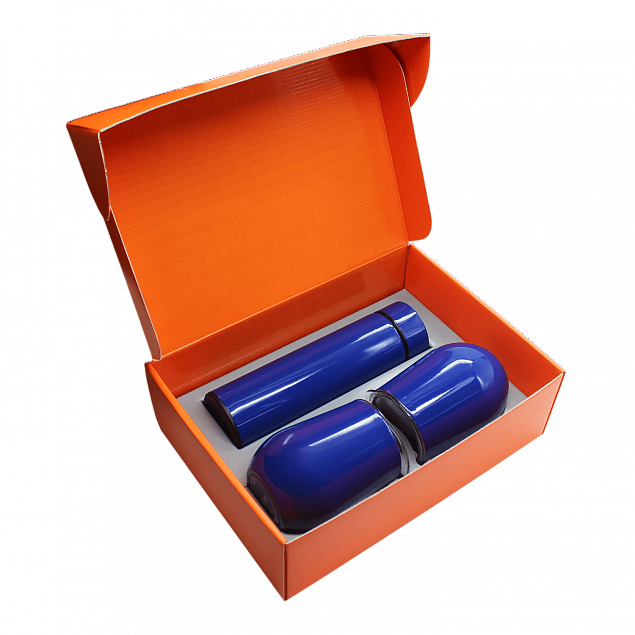 Набор Hot Box C2 G, синий с логотипом в Нефтекамске заказать по выгодной цене в кибермаркете AvroraStore