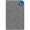 Ежедневник Corner, недатированный, серый с бирюзовым с логотипом в Нефтекамске заказать по выгодной цене в кибермаркете AvroraStore