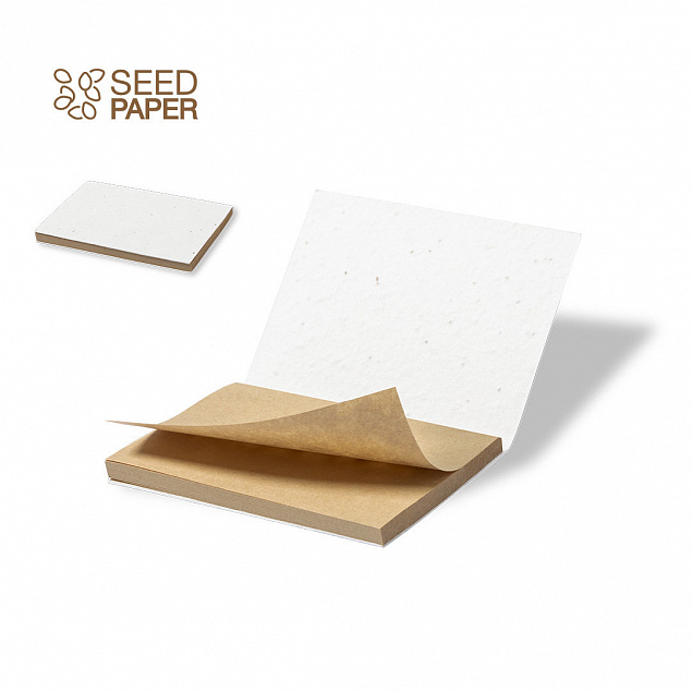 Блокнот Nature line с бумагой из семян с логотипом в Нефтекамске заказать по выгодной цене в кибермаркете AvroraStore