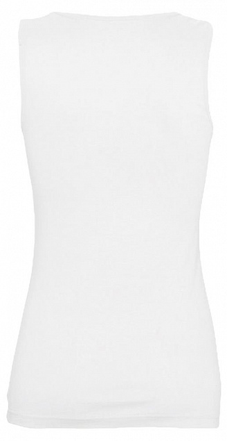 Майка женская JANE 150, белая с логотипом в Нефтекамске заказать по выгодной цене в кибермаркете AvroraStore