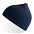 Шапка детская KID YALA, вязанная, 100%  органический хлопок, темно-синий с логотипом в Нефтекамске заказать по выгодной цене в кибермаркете AvroraStore