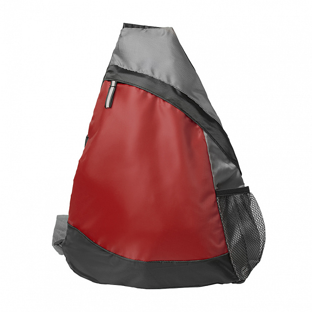 Рюкзак Pick, красный/серый/чёрный, 41 x 32 см, 100% полиэстер 210D с логотипом в Нефтекамске заказать по выгодной цене в кибермаркете AvroraStore