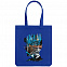 Холщовая сумка Moscow Boy, ярко-синяя с логотипом в Нефтекамске заказать по выгодной цене в кибермаркете AvroraStore