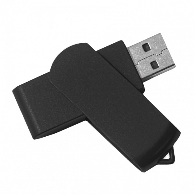 USB flash-карта SWING (8Гб), черный, 6,0х1,8х1,1 см, пластик с логотипом в Нефтекамске заказать по выгодной цене в кибермаркете AvroraStore