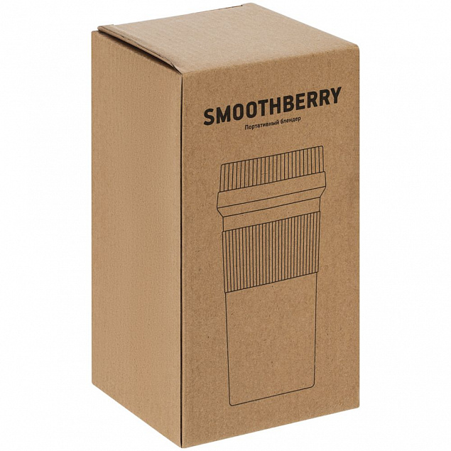 Портативный блендер Smoothberry, белый с логотипом в Нефтекамске заказать по выгодной цене в кибермаркете AvroraStore