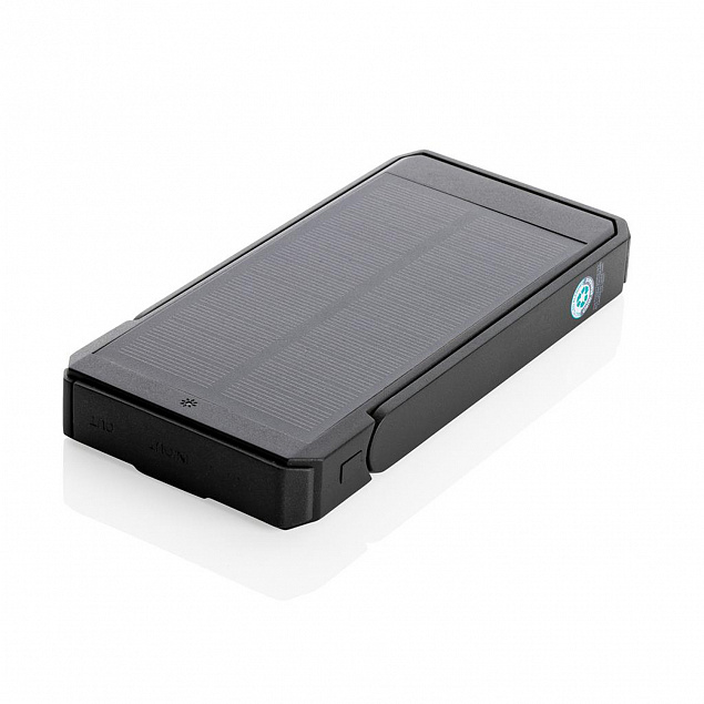 Внешний аккумулятор Skywave на солнечной батарее из переработанного пластика RCS, 10 000 mAh с логотипом в Нефтекамске заказать по выгодной цене в кибермаркете AvroraStore