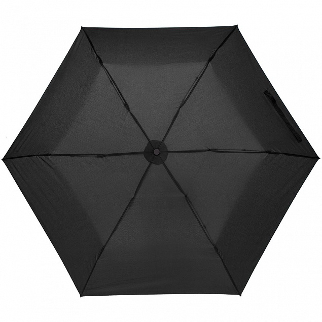 Зонт складной Luft Trek, черный с логотипом в Нефтекамске заказать по выгодной цене в кибермаркете AvroraStore