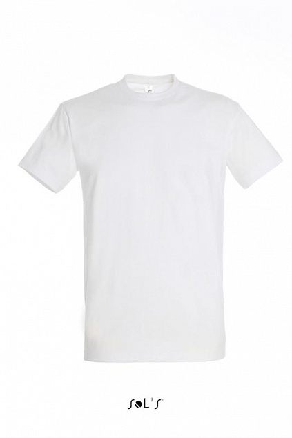 Фуфайка (футболка) IMPERIAL мужская,Белый 4XL с логотипом в Нефтекамске заказать по выгодной цене в кибермаркете AvroraStore