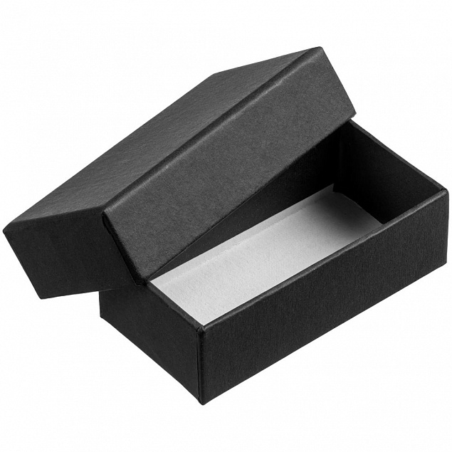 Коробка для флешки Minne, черная с логотипом в Нефтекамске заказать по выгодной цене в кибермаркете AvroraStore