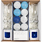Набор Merry Moments для вина, синий с логотипом в Нефтекамске заказать по выгодной цене в кибермаркете AvroraStore