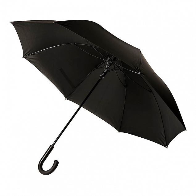 Зонт-трость CAMBRIDGE, пластиковая ручка, полуавтомат с логотипом в Нефтекамске заказать по выгодной цене в кибермаркете AvroraStore