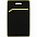 Чехол для пропуска Multimo, черный с желтым с логотипом в Нефтекамске заказать по выгодной цене в кибермаркете AvroraStore