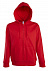 Толстовка мужская на молнии с капюшоном Seven Men 290, красная с логотипом в Нефтекамске заказать по выгодной цене в кибермаркете AvroraStore