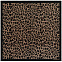 Платок Leopardo Silk, коричневый с логотипом в Нефтекамске заказать по выгодной цене в кибермаркете AvroraStore