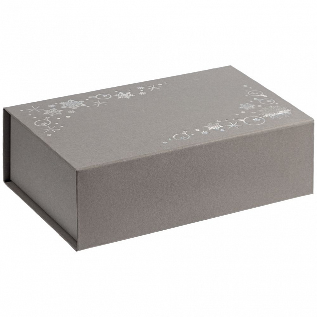 Коробка Frosto, S, серая с логотипом в Нефтекамске заказать по выгодной цене в кибермаркете AvroraStore