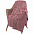 Плед Ornamental, бордовый с логотипом в Нефтекамске заказать по выгодной цене в кибермаркете AvroraStore