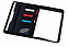 Папка A4 для конференций AVANTI, черный, синий с логотипом в Нефтекамске заказать по выгодной цене в кибермаркете AvroraStore