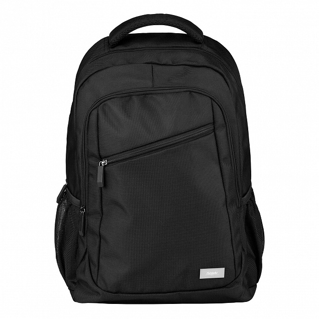 Спортивный рюкзак Delta, черный с логотипом в Нефтекамске заказать по выгодной цене в кибермаркете AvroraStore