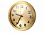 Часы настенные Кларк, золотистый с логотипом в Нефтекамске заказать по выгодной цене в кибермаркете AvroraStore