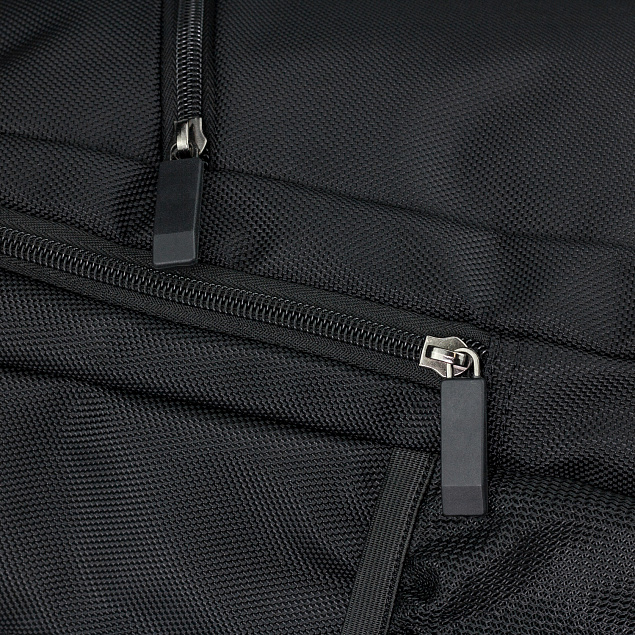 Спортивный рюкзак Delta, черный с логотипом в Нефтекамске заказать по выгодной цене в кибермаркете AvroraStore