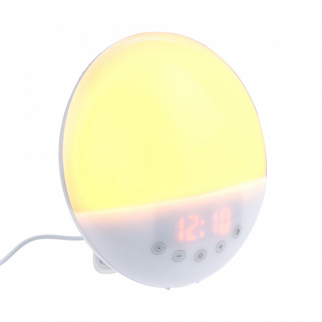 Мультимедийная станция с имитацией солнечного света dreamTime, ver.2, белая с логотипом в Нефтекамске заказать по выгодной цене в кибермаркете AvroraStore