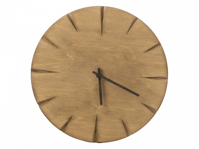 Часы деревянные «Helga» с логотипом в Нефтекамске заказать по выгодной цене в кибермаркете AvroraStore
