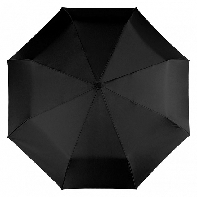 Складной зонт Magic с проявляющимся рисунком, черный с логотипом в Нефтекамске заказать по выгодной цене в кибермаркете AvroraStore