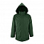 Куртка на стеганой подкладке Robyn, темно-зеленая с логотипом в Нефтекамске заказать по выгодной цене в кибермаркете AvroraStore