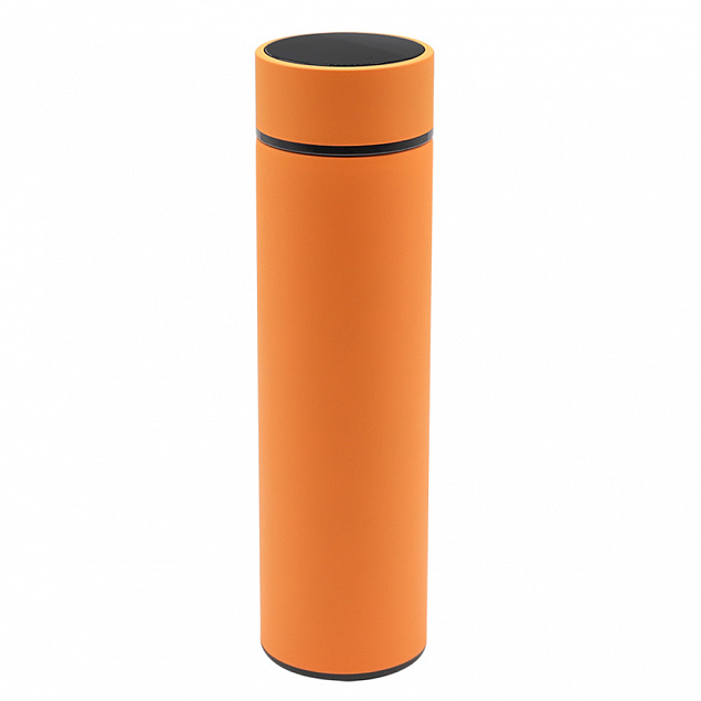 Термос Indy, оранжевый с логотипом в Нефтекамске заказать по выгодной цене в кибермаркете AvroraStore