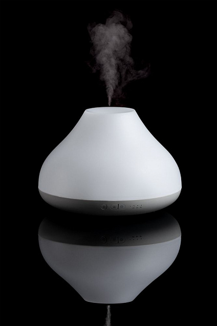 Увлажнитель-ароматизатор воздуха с подсветкой H7, белый с логотипом в Нефтекамске заказать по выгодной цене в кибермаркете AvroraStore