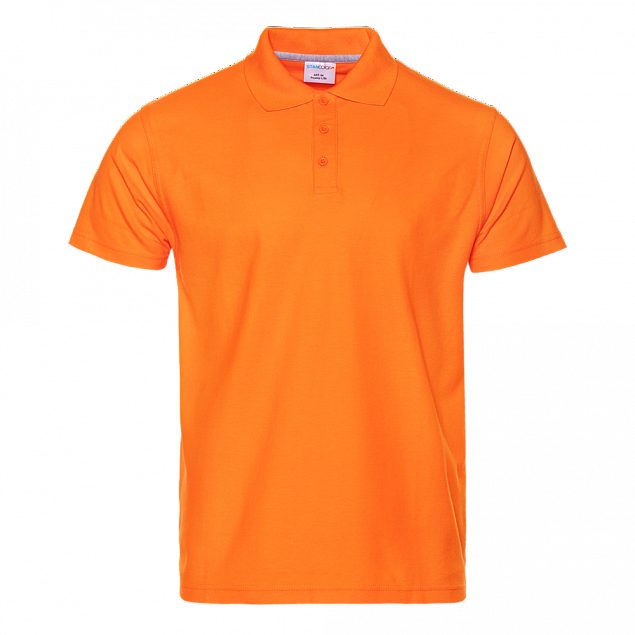 Рубашка поло Рубашка мужская 04 Оранжевый с логотипом в Нефтекамске заказать по выгодной цене в кибермаркете AvroraStore