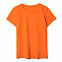 Футболка женская T-bolka Lady, оранжевая с логотипом в Нефтекамске заказать по выгодной цене в кибермаркете AvroraStore