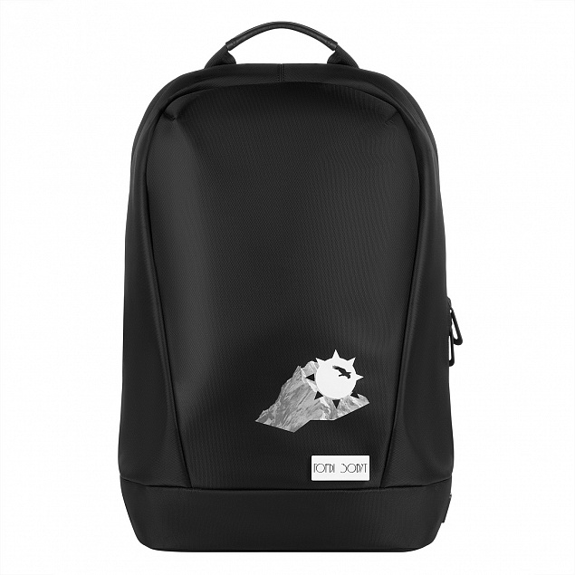 Бизнес рюкзак Alter с USB разъемом, черный с логотипом в Нефтекамске заказать по выгодной цене в кибермаркете AvroraStore