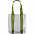 Шоппер Clear Fest, прозрачный серый с зелеными ручками с логотипом в Нефтекамске заказать по выгодной цене в кибермаркете AvroraStore