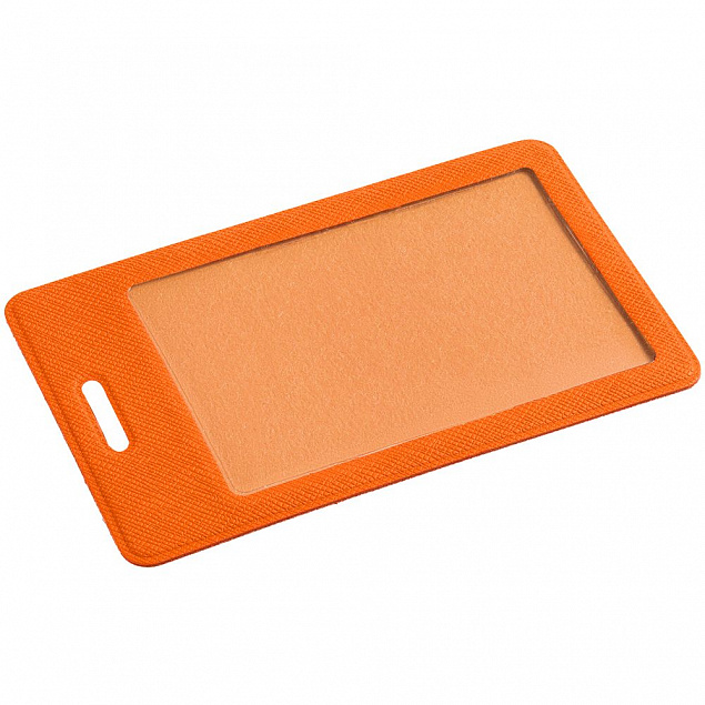 Чехол для карточки/пропуска Devon, оранжевый с логотипом в Нефтекамске заказать по выгодной цене в кибермаркете AvroraStore